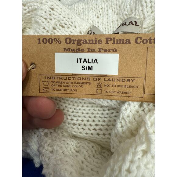 Cotton Natural Women’s Poncho Sweater One Size NEW # H197 - Picture 7 of 9